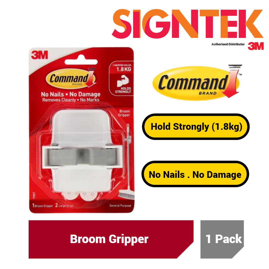3M Command Broom Gripper (1.8kg) Signtek Marketing